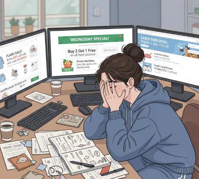 선택과잉(Choice Overload) 이미지